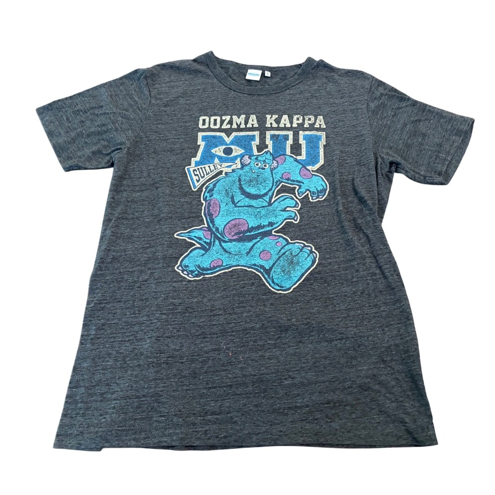 Uniqlo Monsters University Sulley Oozma Kappa Graphic T-Shirt Mens M Grey